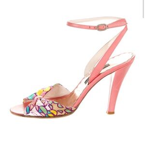 Marc Jacobs leather  sandal heel